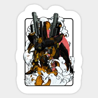 Mecha Armored Booster Sticker